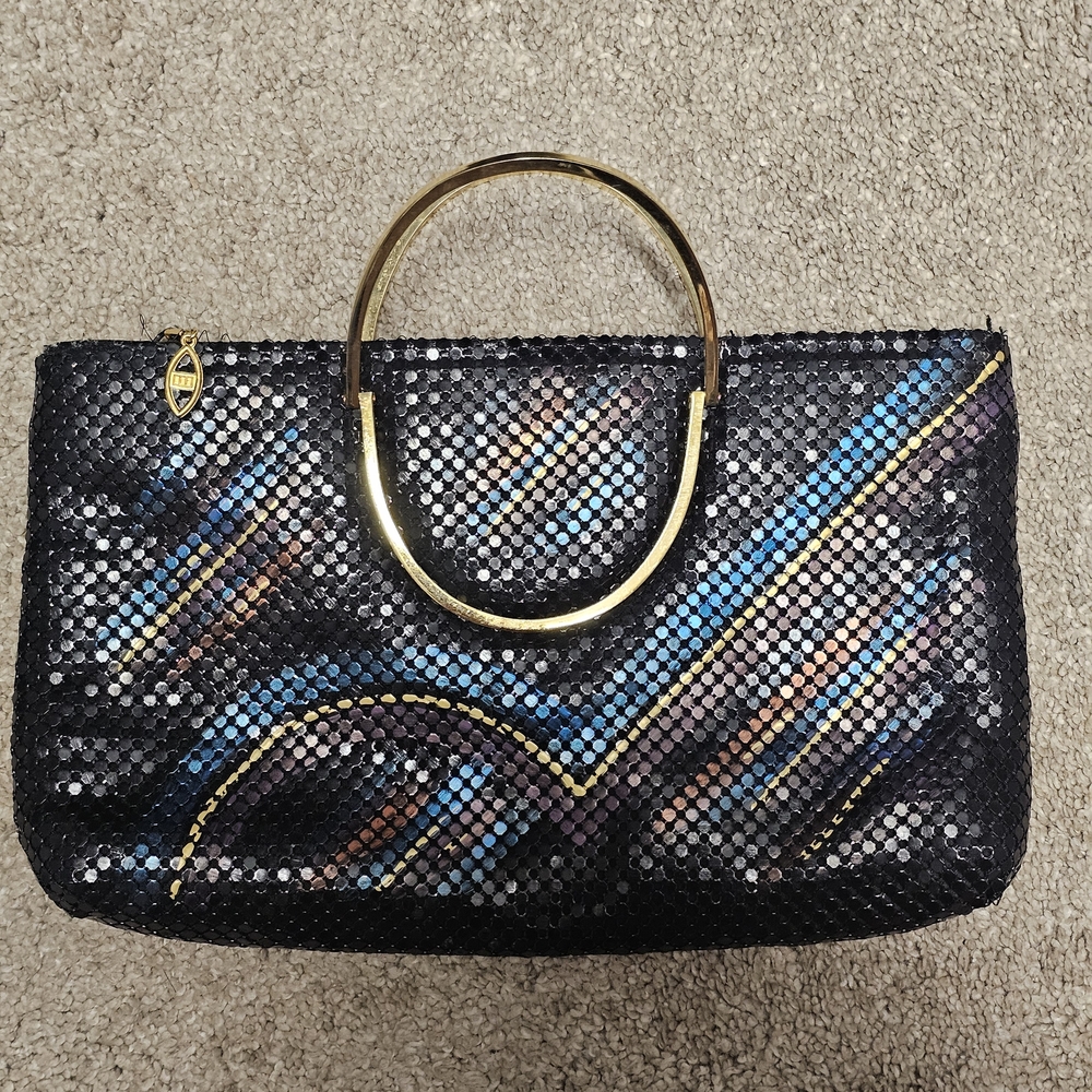 80s Vintage Bags By Marlo Metal Mesh RARE COLOR DESIGN || Excellent Condition